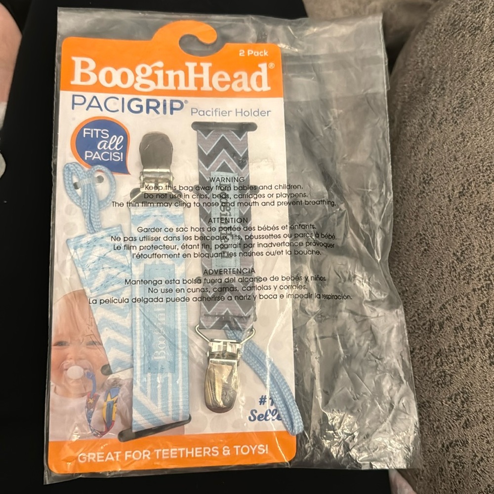 Set of two pacifier holder